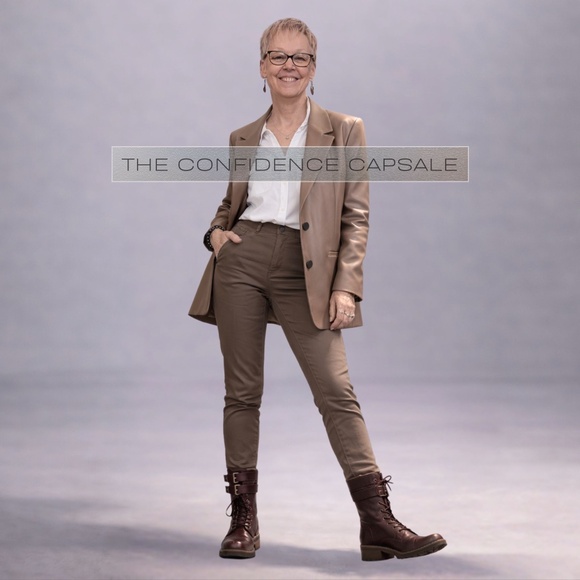 ZARA Leatherette Blazer | Small | New Condition | Luxe Taupe Jacket| Oversized - Picture 3 of 15